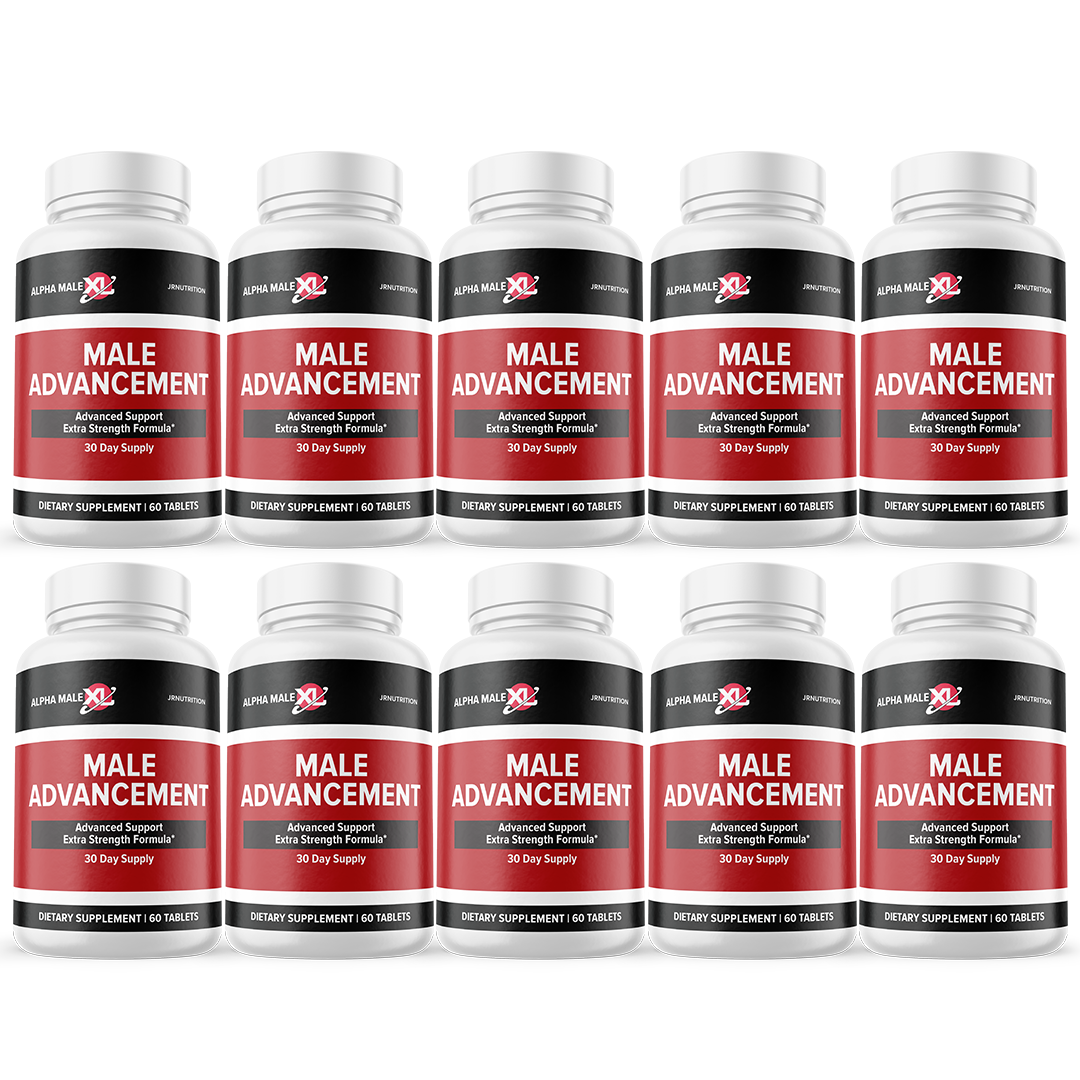Alpha Male XL - Male Virility - 10 Bottles